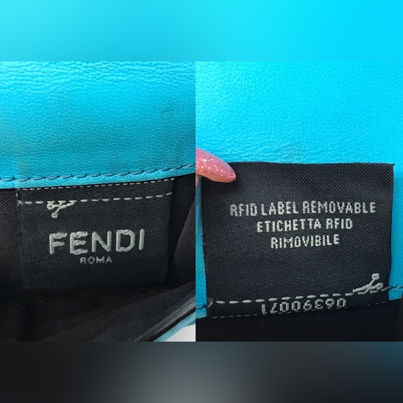 FENDI Baguette Micro Trifold Wallet 😍💙 - Picture 9 of 17